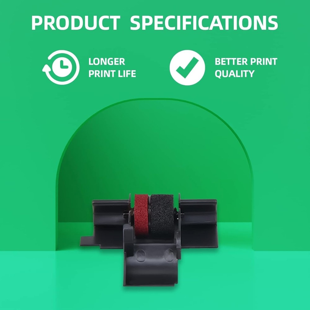 3-Pack Compatible Calculator Ink Ribbons for Sharp, Canon, Casio & More