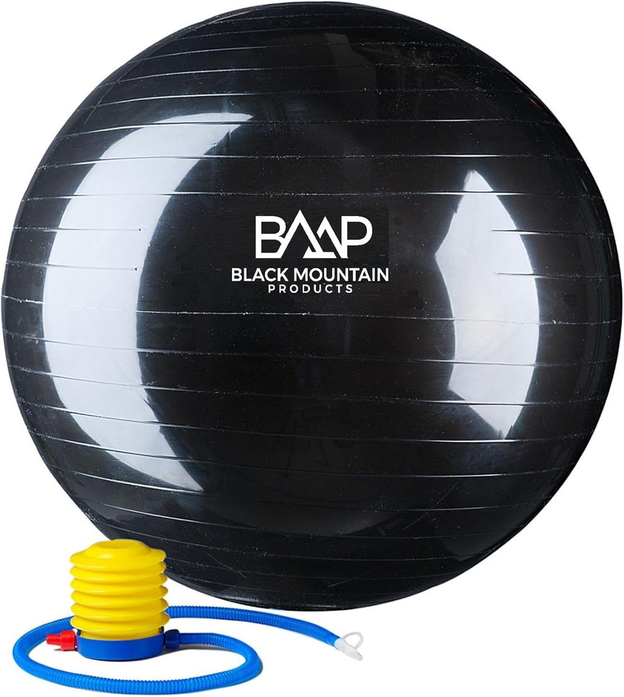 Exercise Stability Yoga Ball, Foot Pump, Ball Plug, Plug Puller, 2000 Lbs Static