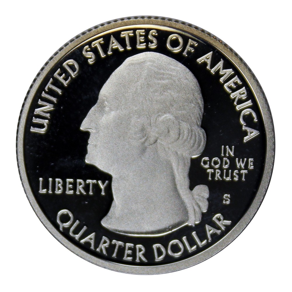 2000 S State Quarter Virginia Gem Deep Cameo Proof 90% Silver