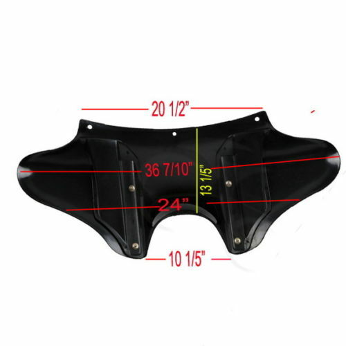 Front Batwing Fairing Windshield Fit For Yamaha V Star 1100 Classic 2000-2011