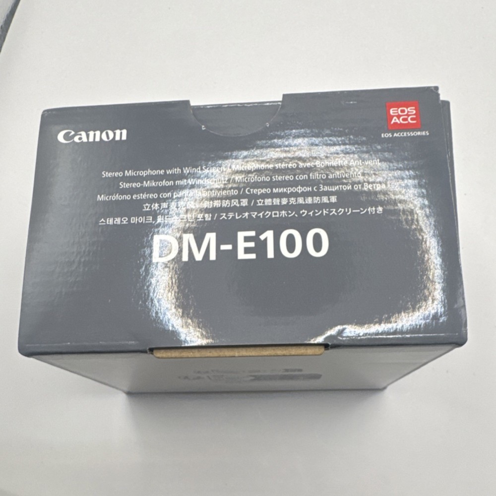 Canon DM-E100 Stereo Microphone Handheld/Stand-Held Black