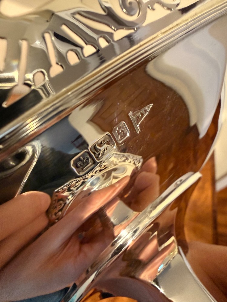 sterling silver tazza