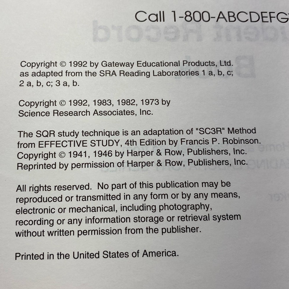 Hooked on Phonics SRA Reading Power Classic Set Gateway Learning 1992 Complete