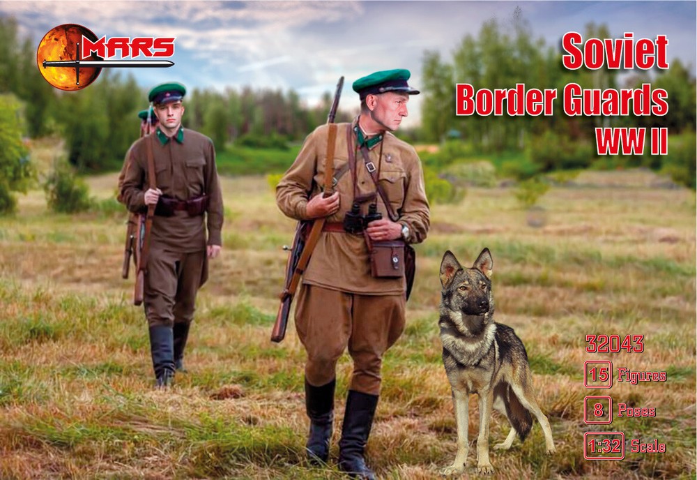 Mars Figures 32043 - 1/32 - Soviet Border Guards WW II 15 figures