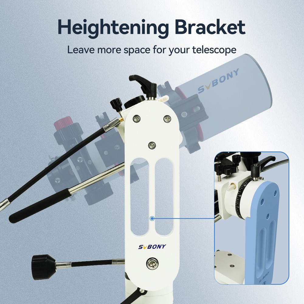 SVBONY SV225 Alt-Azimuth Mount Adjustable Angle Telescope Altazimuth Mount