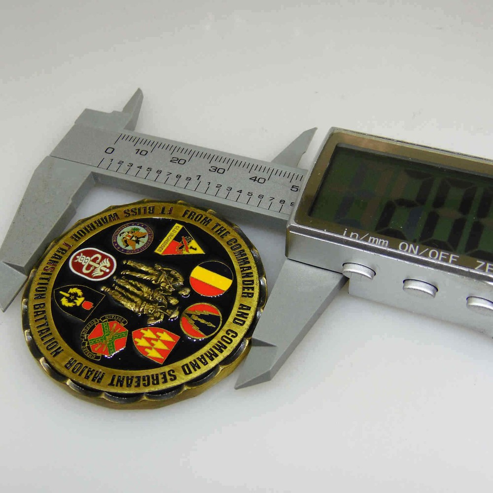 FT BLISS WARRIOR TRANSITION BATTALION WARRIOR TRANSITION BN CHALLENGE COIN