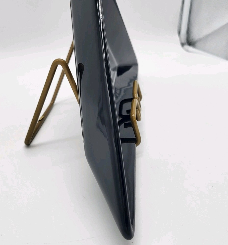 Pampered Chef Simple Additions Black Ceramic Triangle Serve Tray Replacement Pc