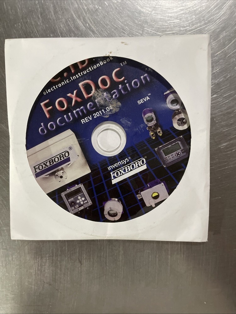 NEW Invensys Foxboro FoxDoc Documentation 2011.04 Software