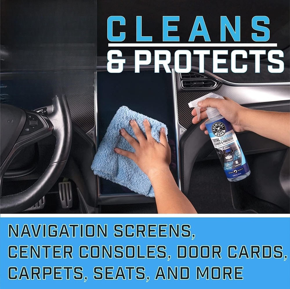 All-Purpose Interior Cleaner & Protector, 16 fl oz + Microfiber Towel