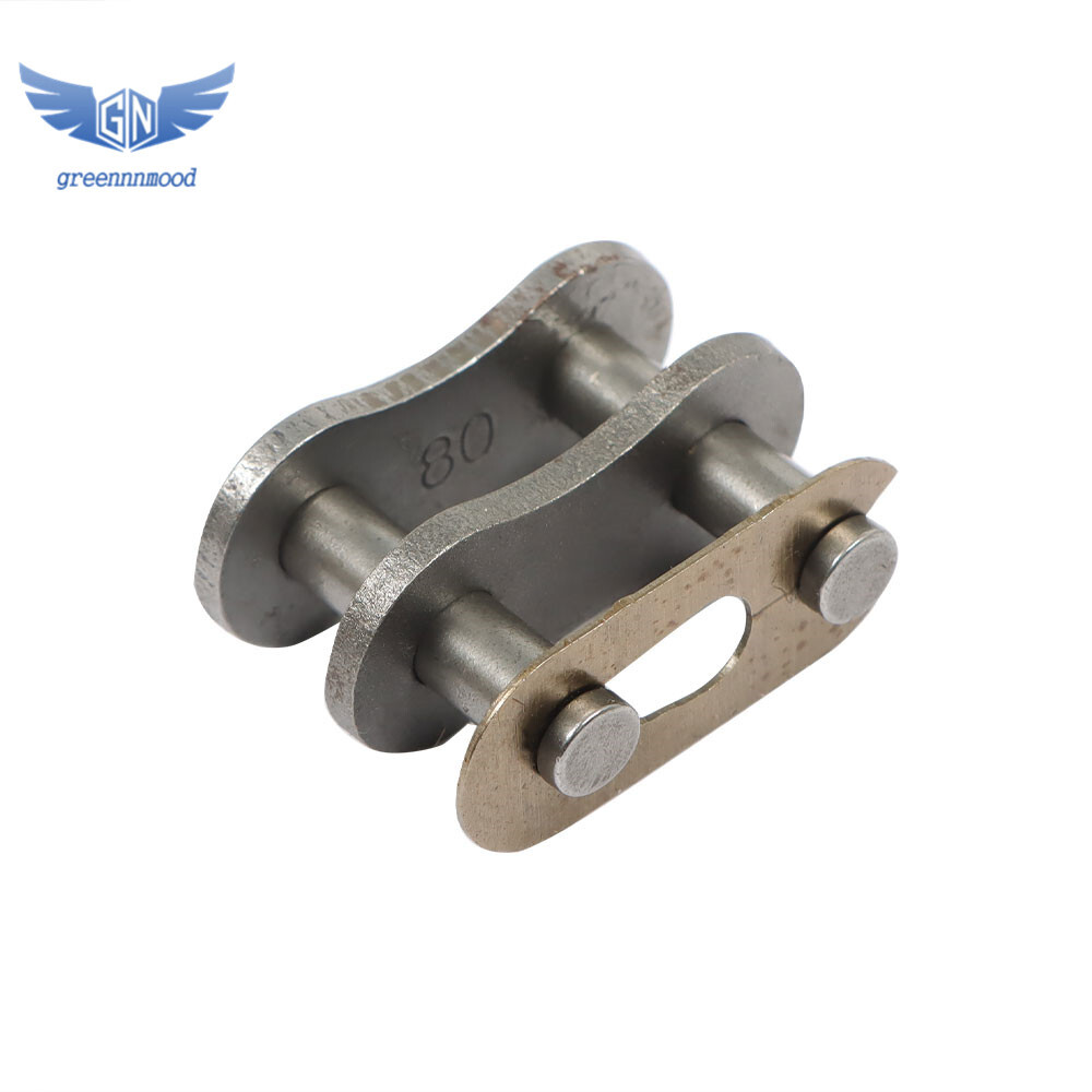 #80 Heavy Duty Roller Chain × 10 Feet With 1 Connector