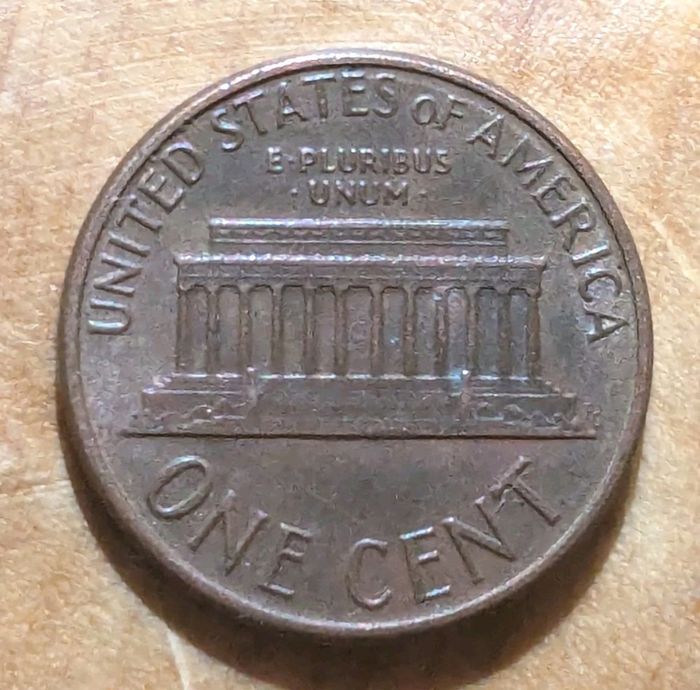 1986 Lincoln Memorial Cent Lamination Error