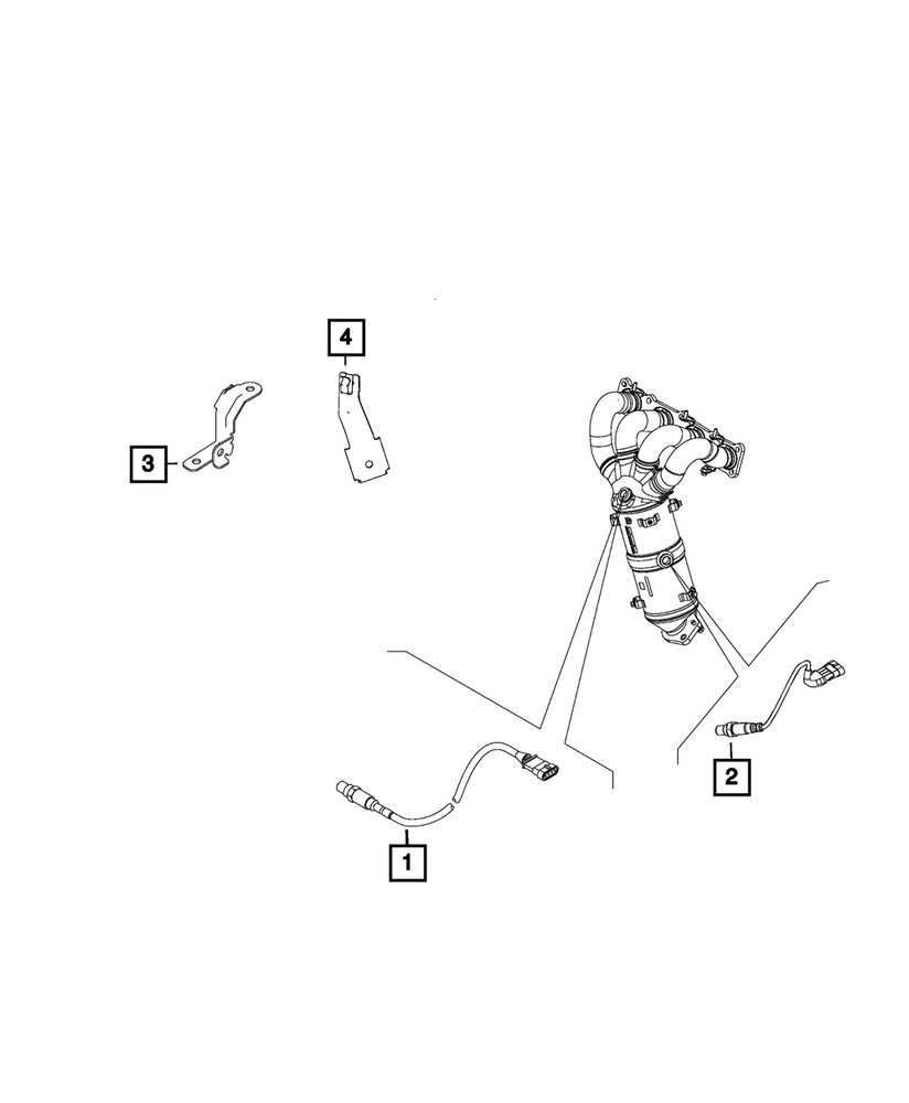 Genuine Mopar Oxygen Sensor 68492338AA