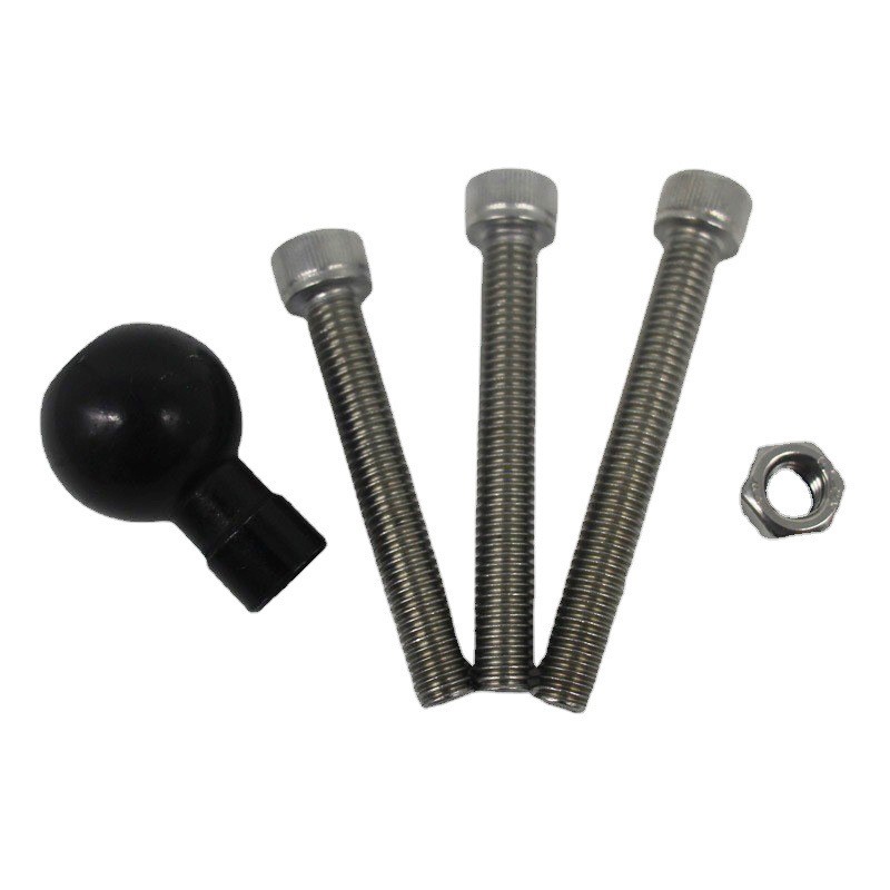 Motorcycle handlebar installation base, phone holder, fixed ball head