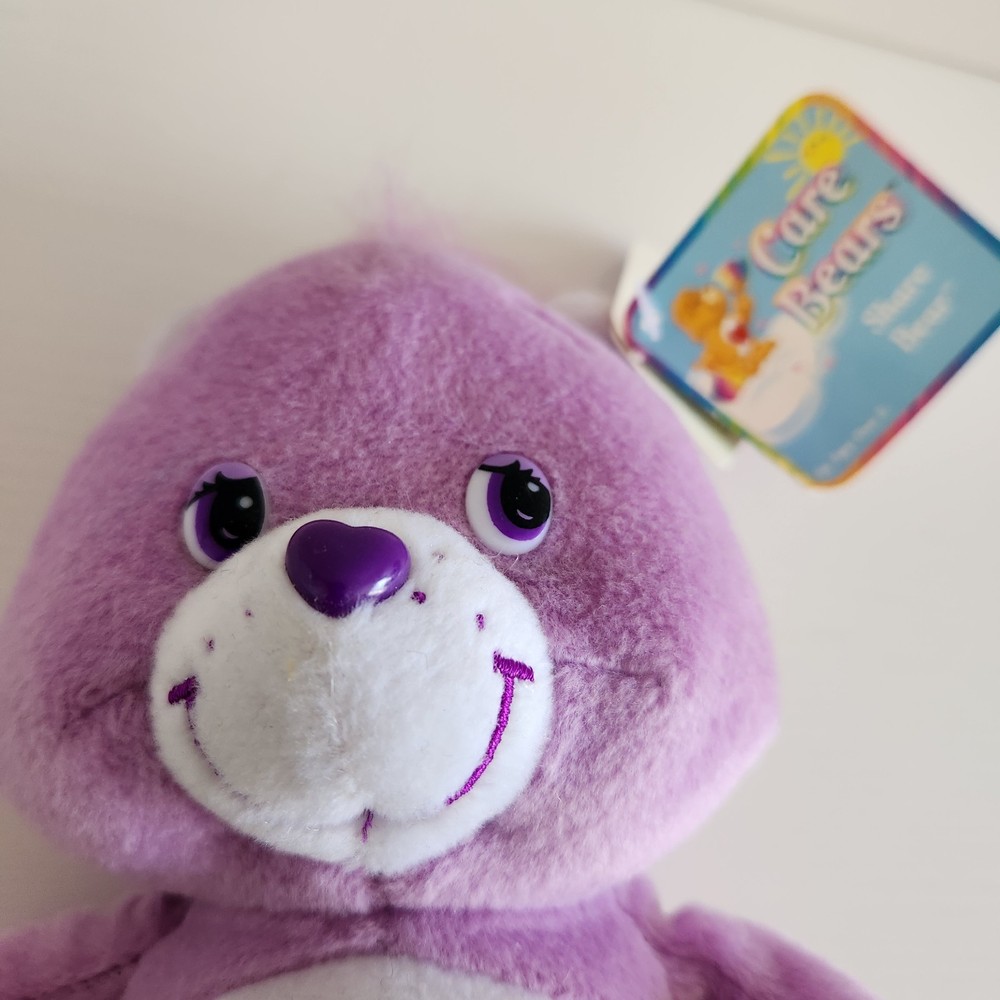 Care Bear Share Plush 2003 Color Purple