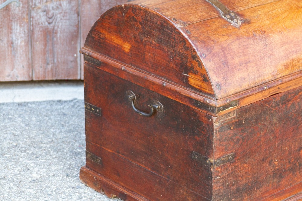 Antique Spanish Dome Top Trunk