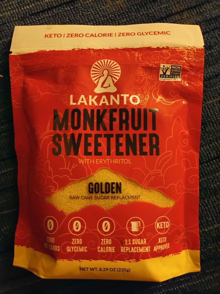 monk fruit sweetener, 8.29oz bag