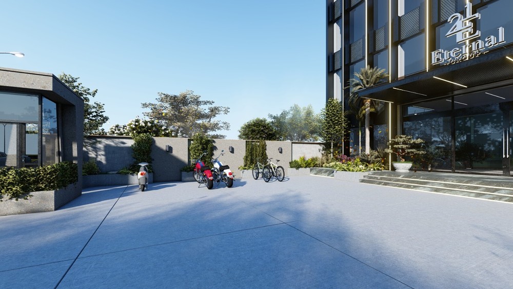 Modern Corporate Office Building 3D Model | SketchUp + PNG Render | Mee Studio
