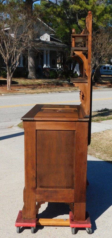 Ice Box Buffet~~Walnut Eastlake circa1880