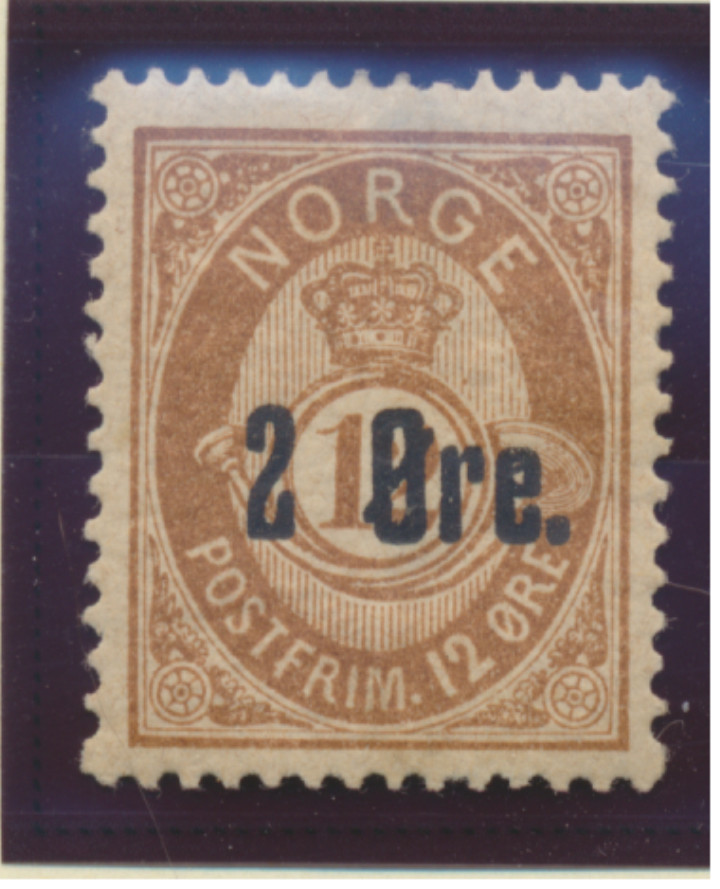 Norway Stamp Scott #46, Mint Hinged
