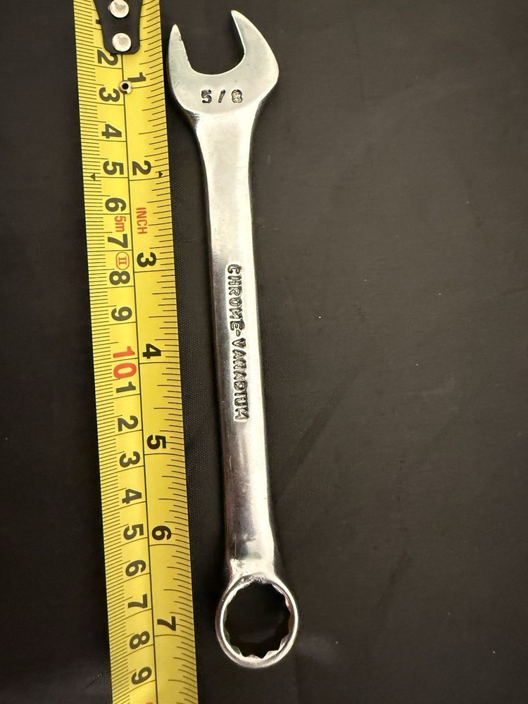5/8 Inch Combination Spanner/Wrench - Chrome Vanadium