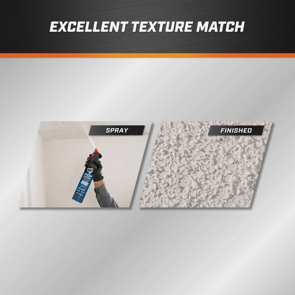 2-Pack DAP White Water-Based Popcorn Ceiling Spray Texture 20 Oz. x 2 Free Ship