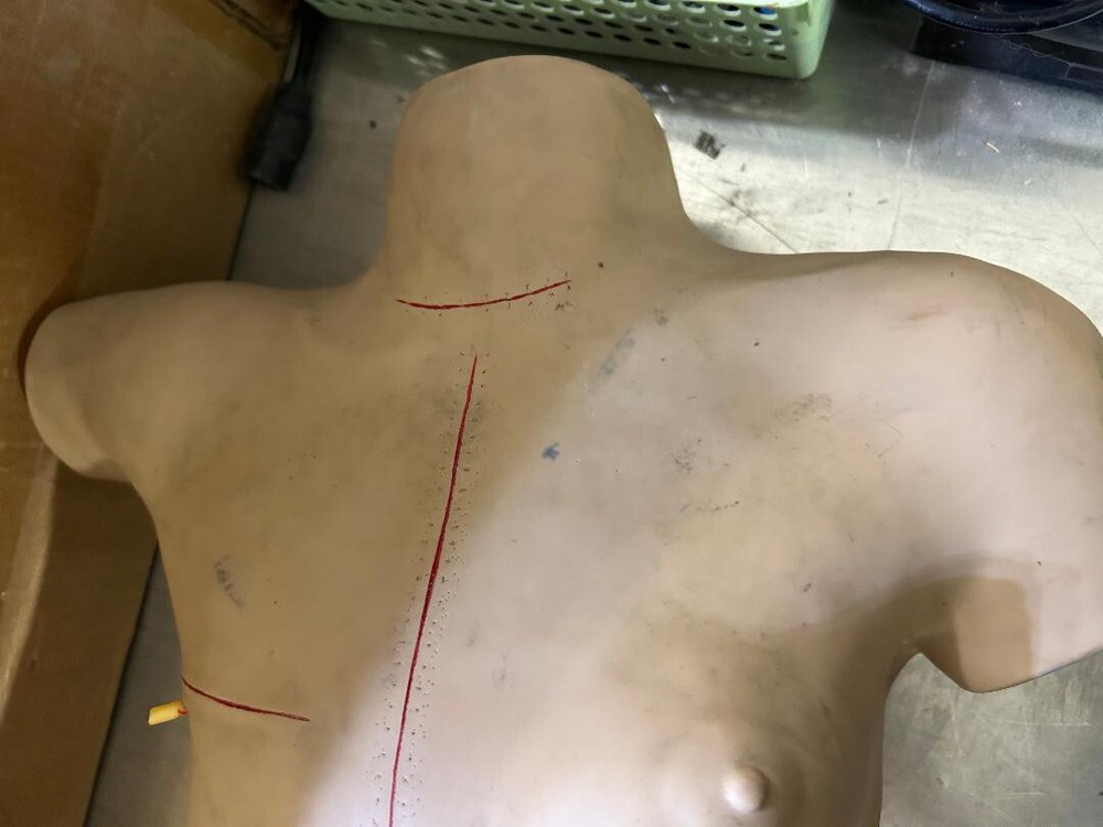 Half-Body Manikin For Suture Training