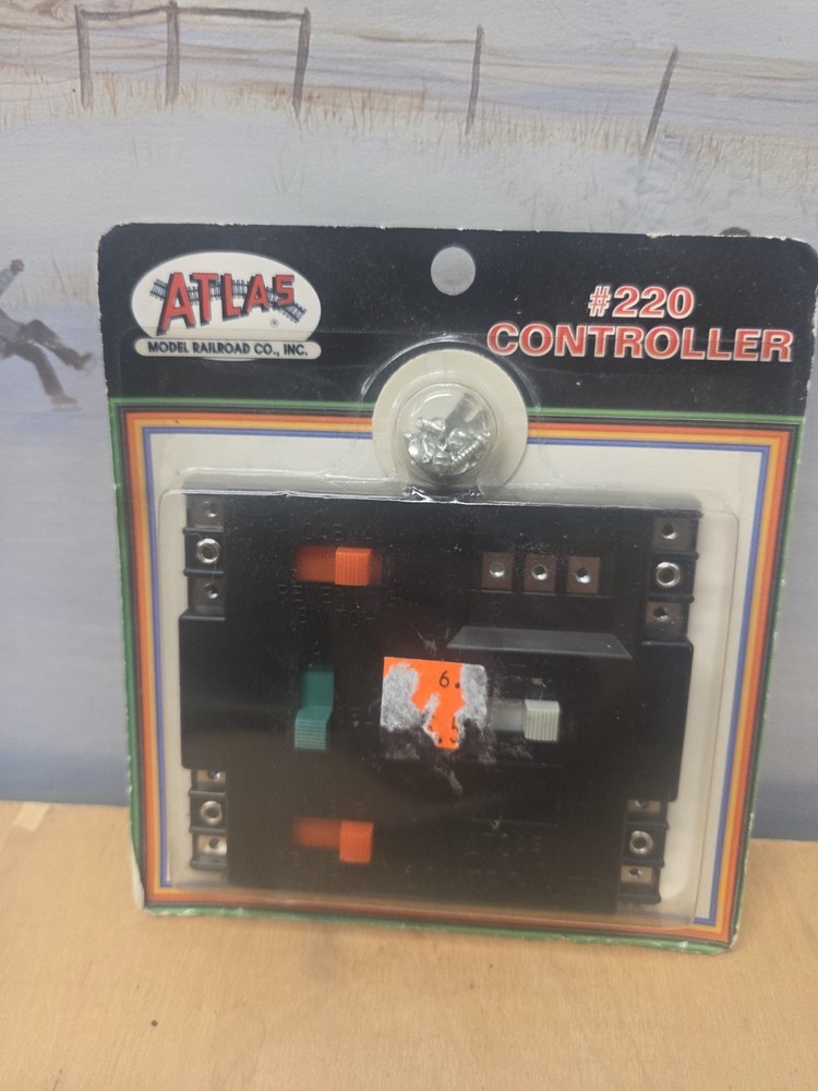 Atlas Custom-Line Controller 220  Black Red Green Model Railroad Accessory
