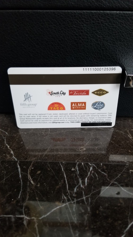 Atlanta Fifth Group gift card