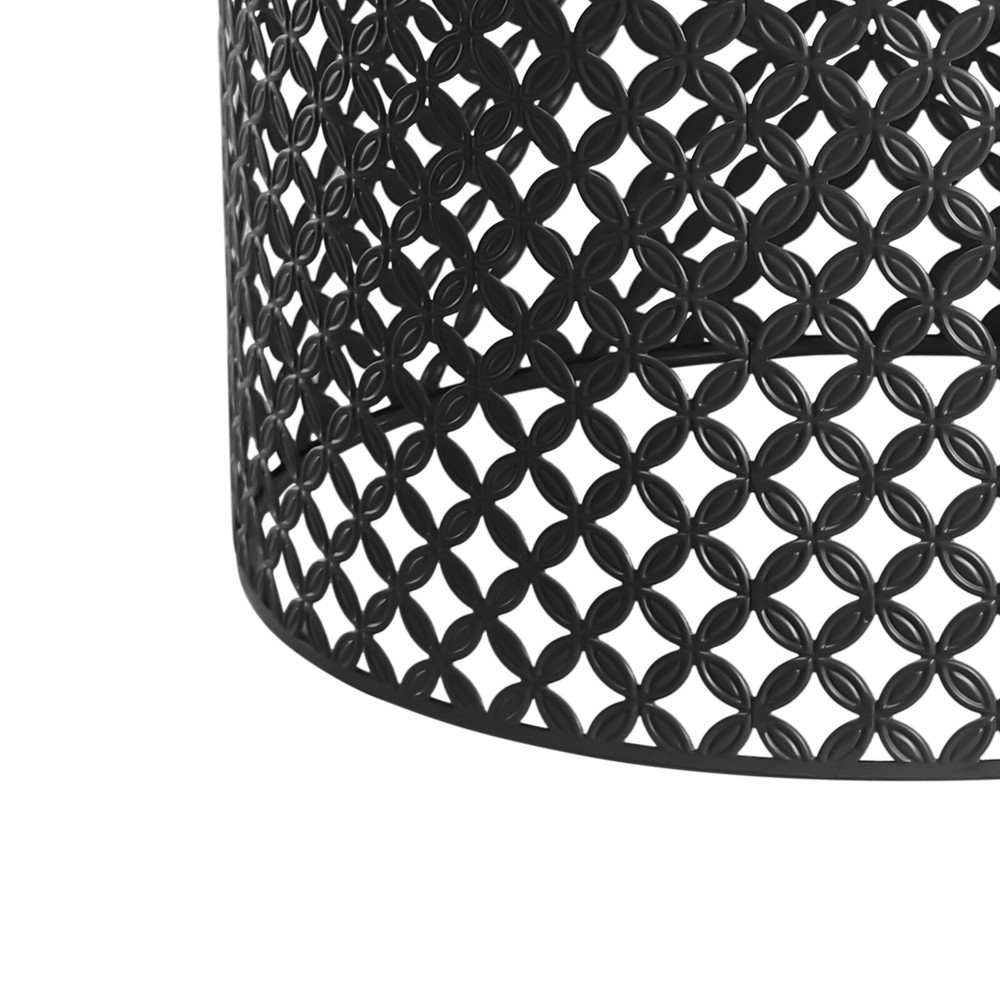 3pcs Modern Metal Cylindrical Frame Accent Table Outdoor Side Table End Table US