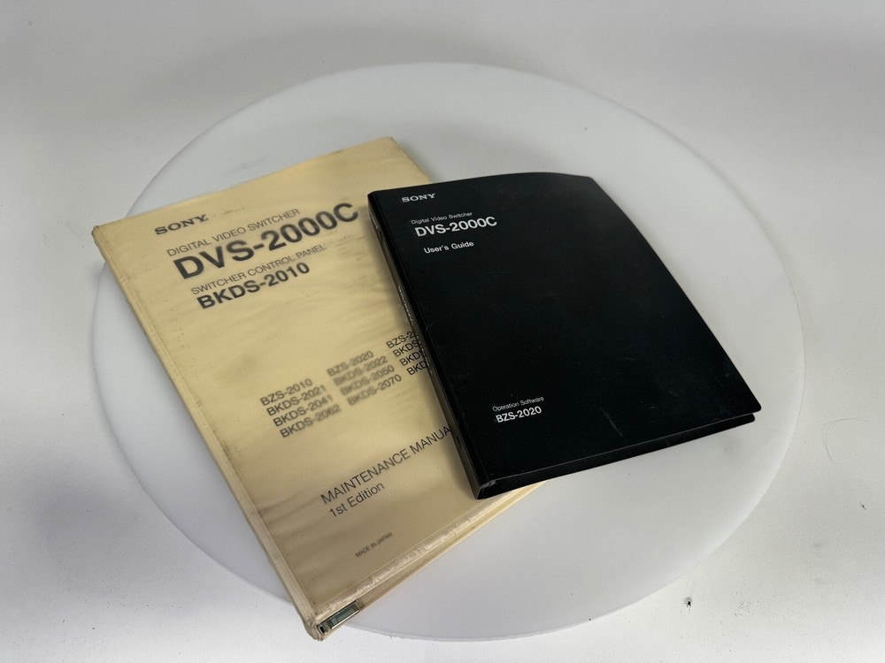 SONY Switcher Control DVS-2000C Model & BKDS-2010 Switcher Panel