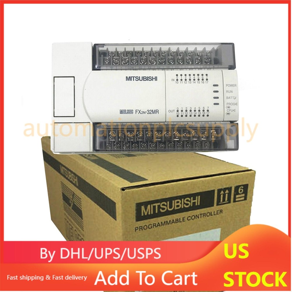 New In Box MITSUBISHI FX2N-32MR-001 Programmable Logic Controller Module