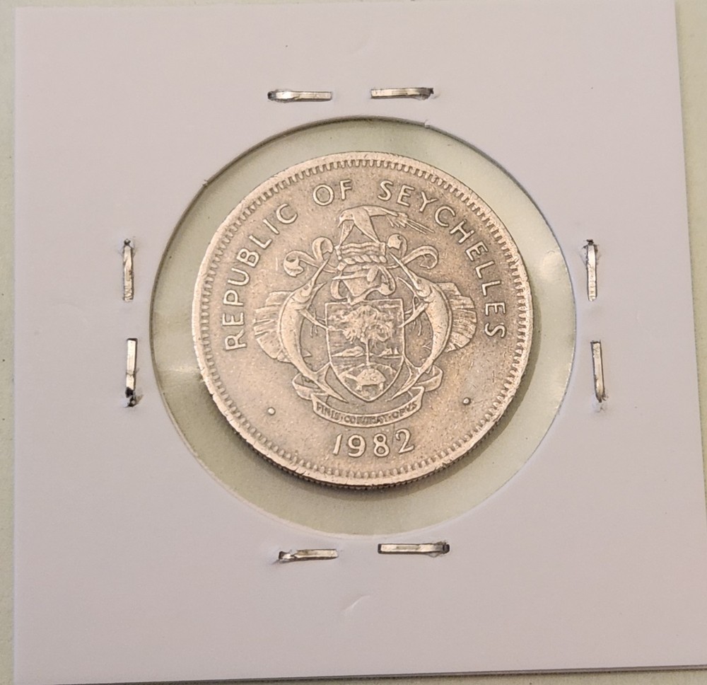 Seychelles coin, 1 Rupee, 1982