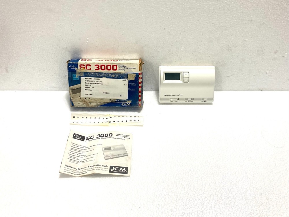 ICM Controls SC3000 Simple Comfort Programmable Thermostat