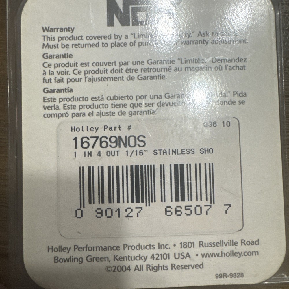 NOS NITROUS DISTRIBUTION BLOCK 16769NOS