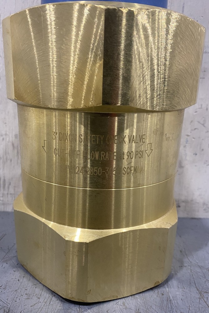 Dixon SCVH24 3” Solid Brass Safety Check Valve