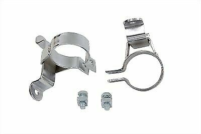 Fishtail Exhaust Clamp Set for Harley Davidson by V-Twin