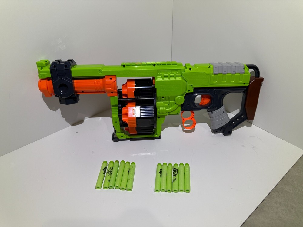 Nerf Zombie Strike Doominator Dart Blaster with Darts