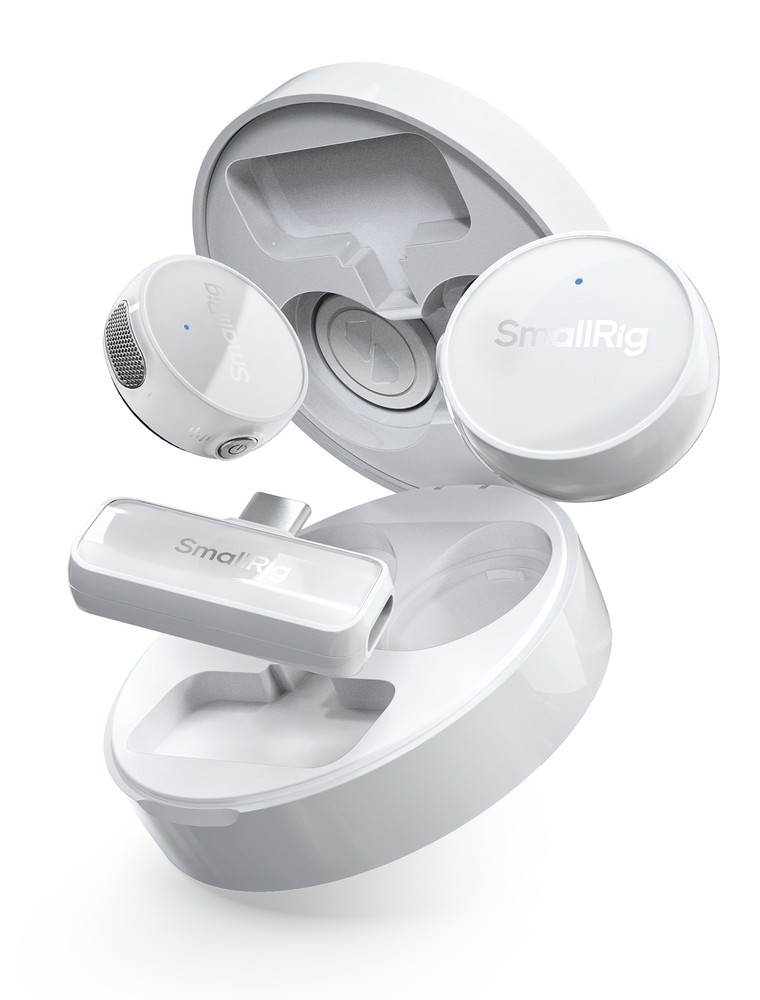 SMALLRIG S60 Wireless Microphone (White/USB-C Version) 4706