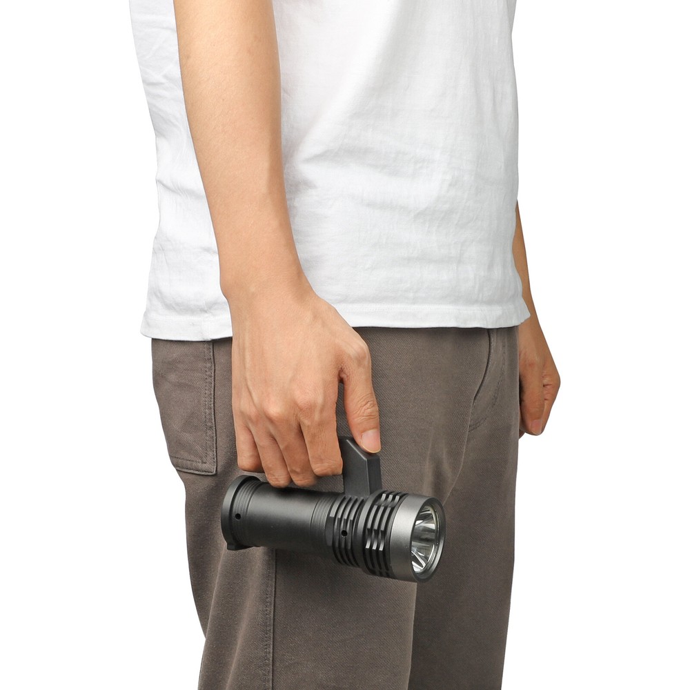 Super Bright LED Searchlight Portable Rechargeable Spotlight Handheld Flashlight