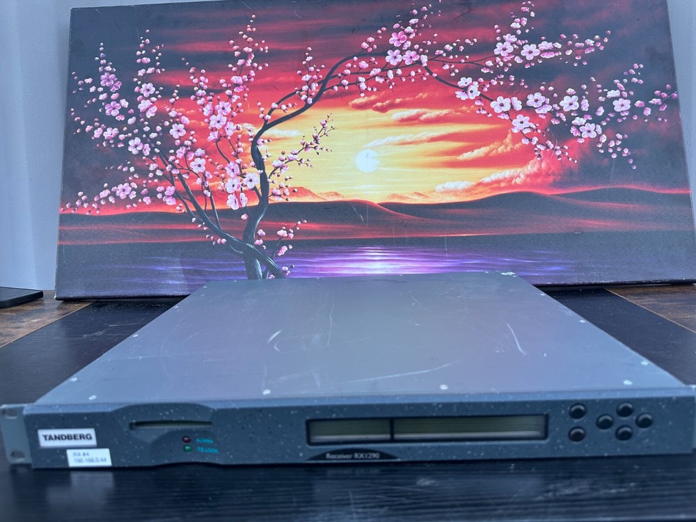 Tandberg Ericsson RX1290 DVB-S/S2/ASI IRD RF Satellite SAT RECEIVER DECODER
