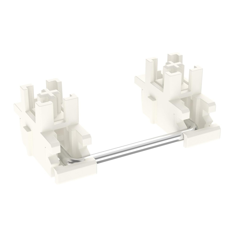 DUROCK Plate Mount Stabilizer V3, Innovative 100% Kit, V3 Cream Silver