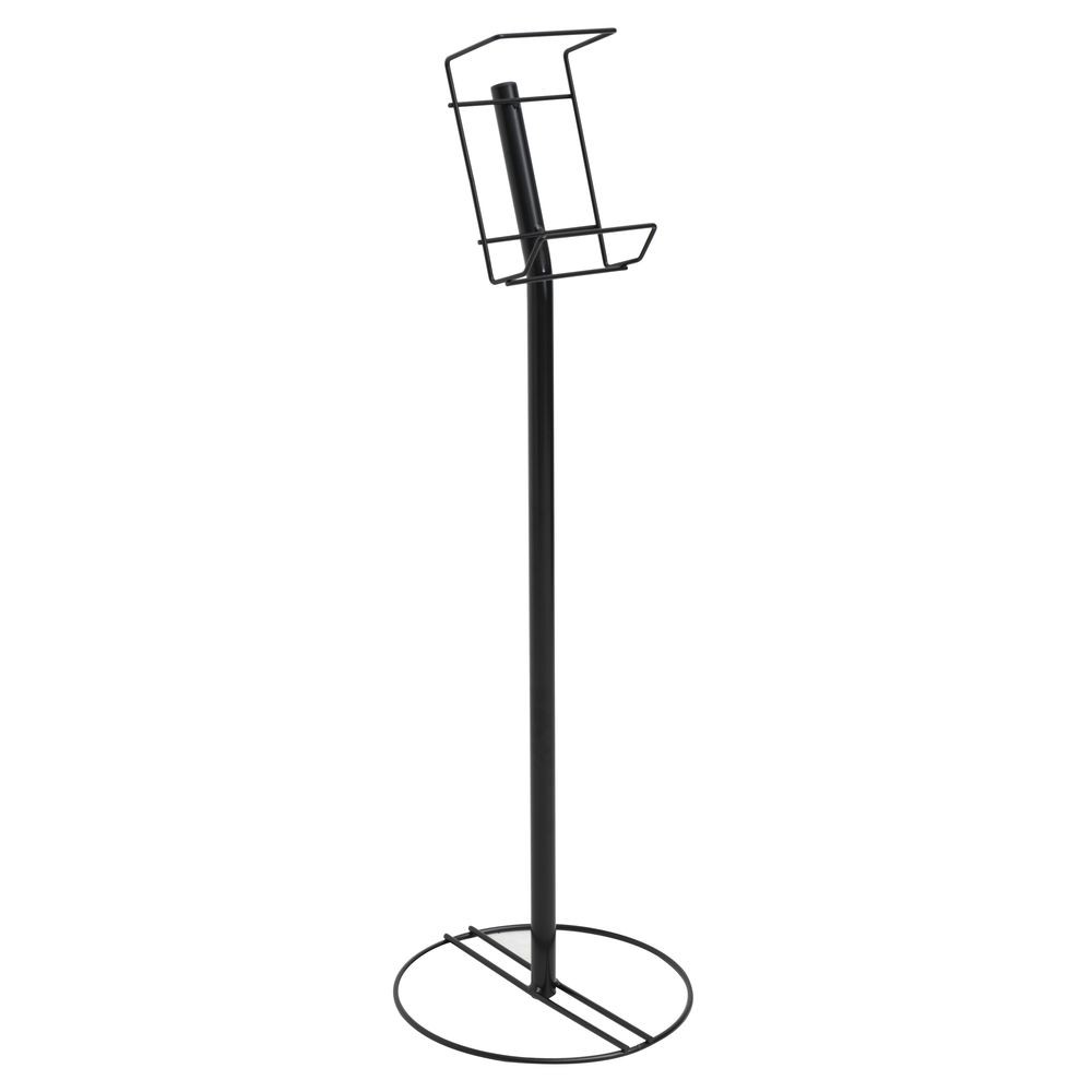 HUBERT® Disposable Single Glove Box Floorstand - 12"Dia x 35"H