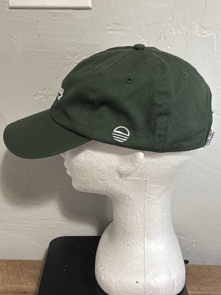 Sunday Golf Fore The Weekend Hat Cap Adjustable Strapback Green