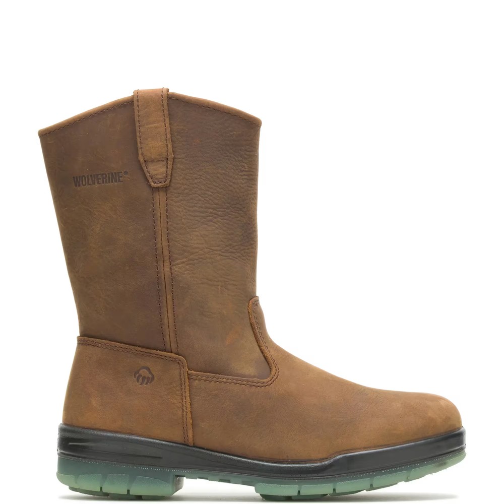 Wolverine Men DuraShocks® Insulated Waterproof 10" Wellington Work Boot Work