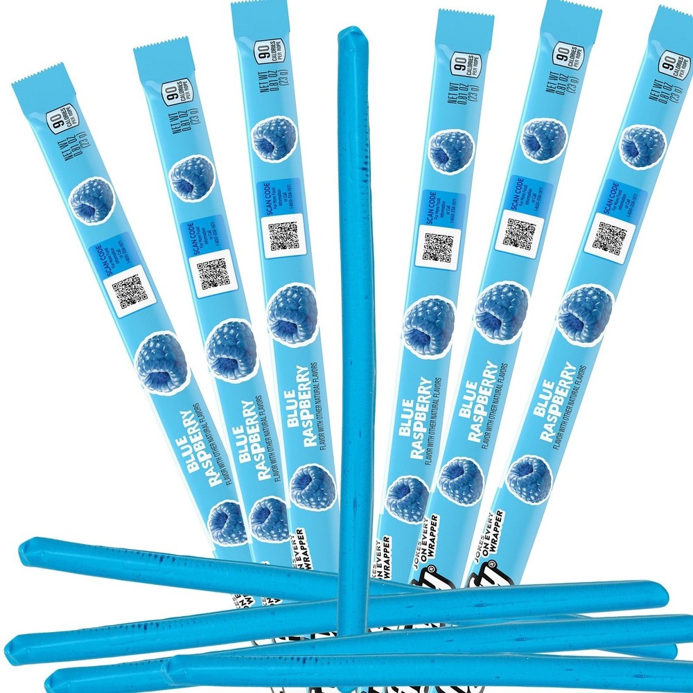 Blue Raspberry Taffy Rope Candy, 24 Pack, Taffy Candy, Individually Wrapped,...