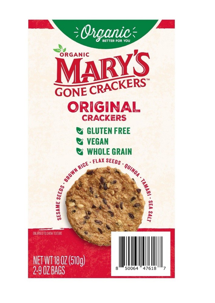 Mary’s Gone Crackers Original Organic, 2 pk. /9 oz.