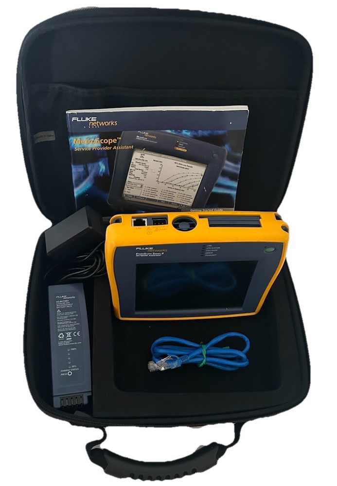 Fluke Networks EtherScope Series II Network Assistant-Case,Battery & Accessories