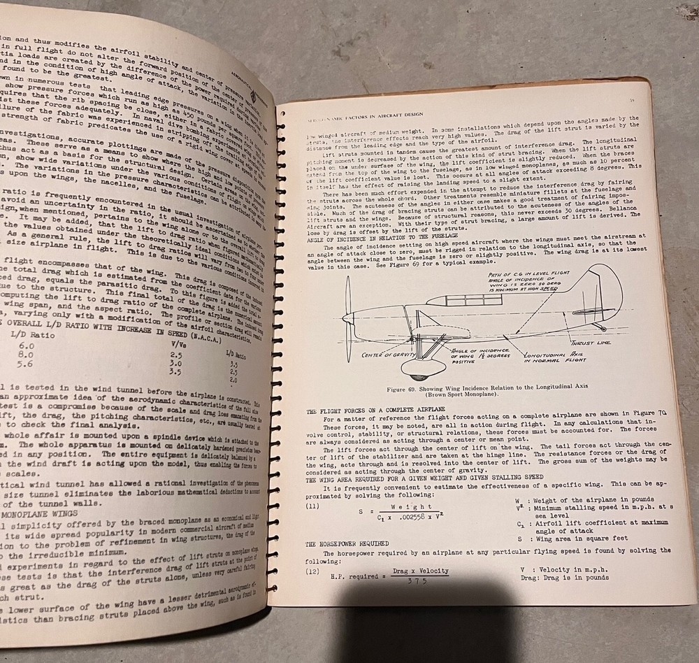 Practical Aeronautical Engineering Willis Nye Book c. 1960 Aviation Press