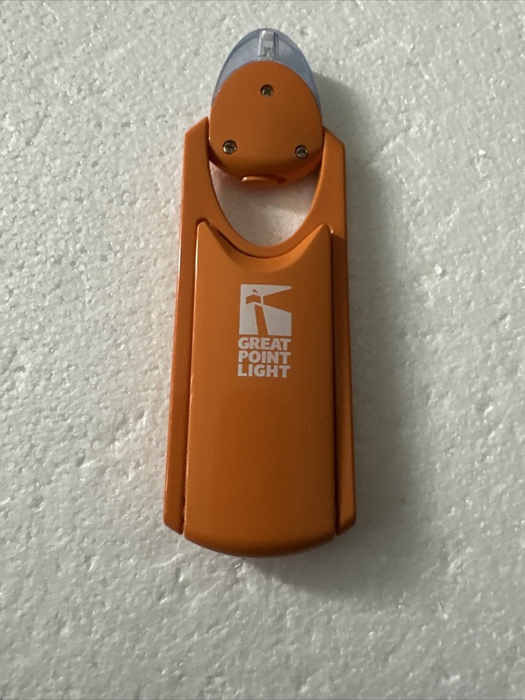 Orange Great Point Adjustable Magnifying Light.