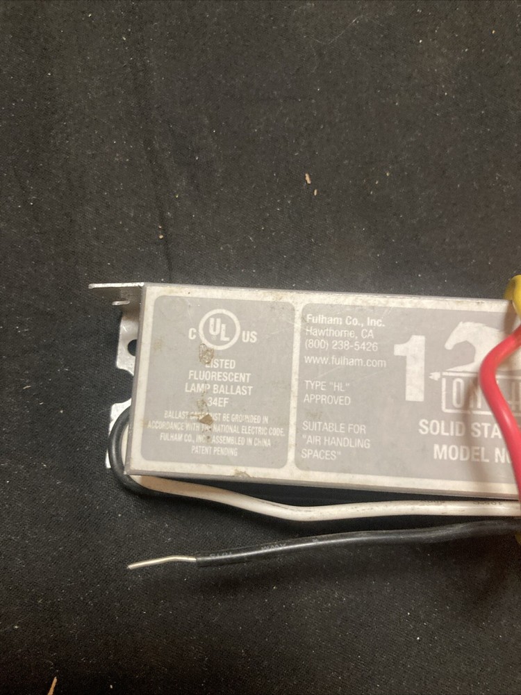 Fulham’s Work Horse 1 solid stat electronic ballast LH1-120-L